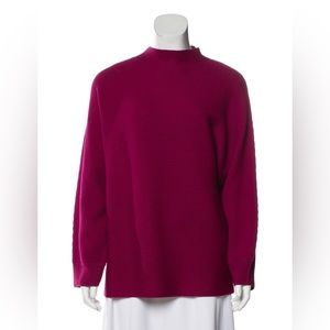 Dries Van Noten - Pink Mock Neck Sweater